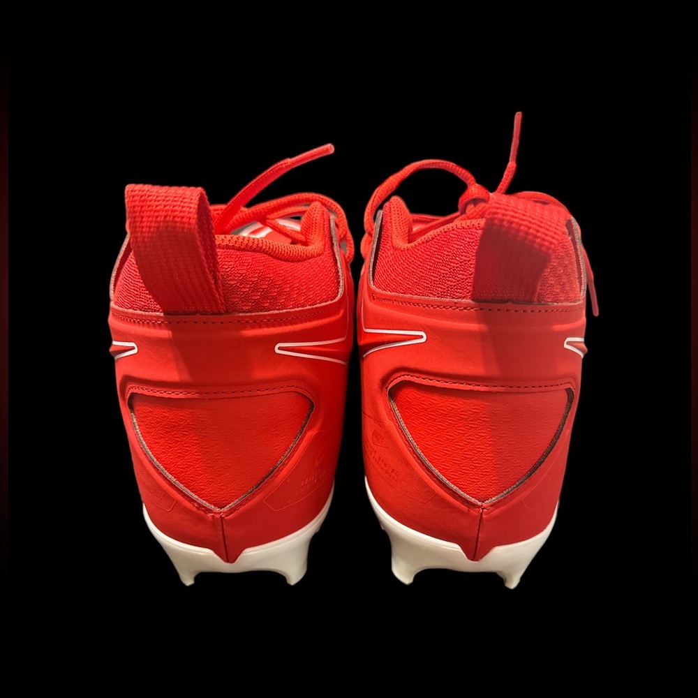 Nike Alpha Menace Pro 3 Mid Mens Football Cleats Red CT6649-616 NEW Size 11 NWOT - Picture 4 of 5